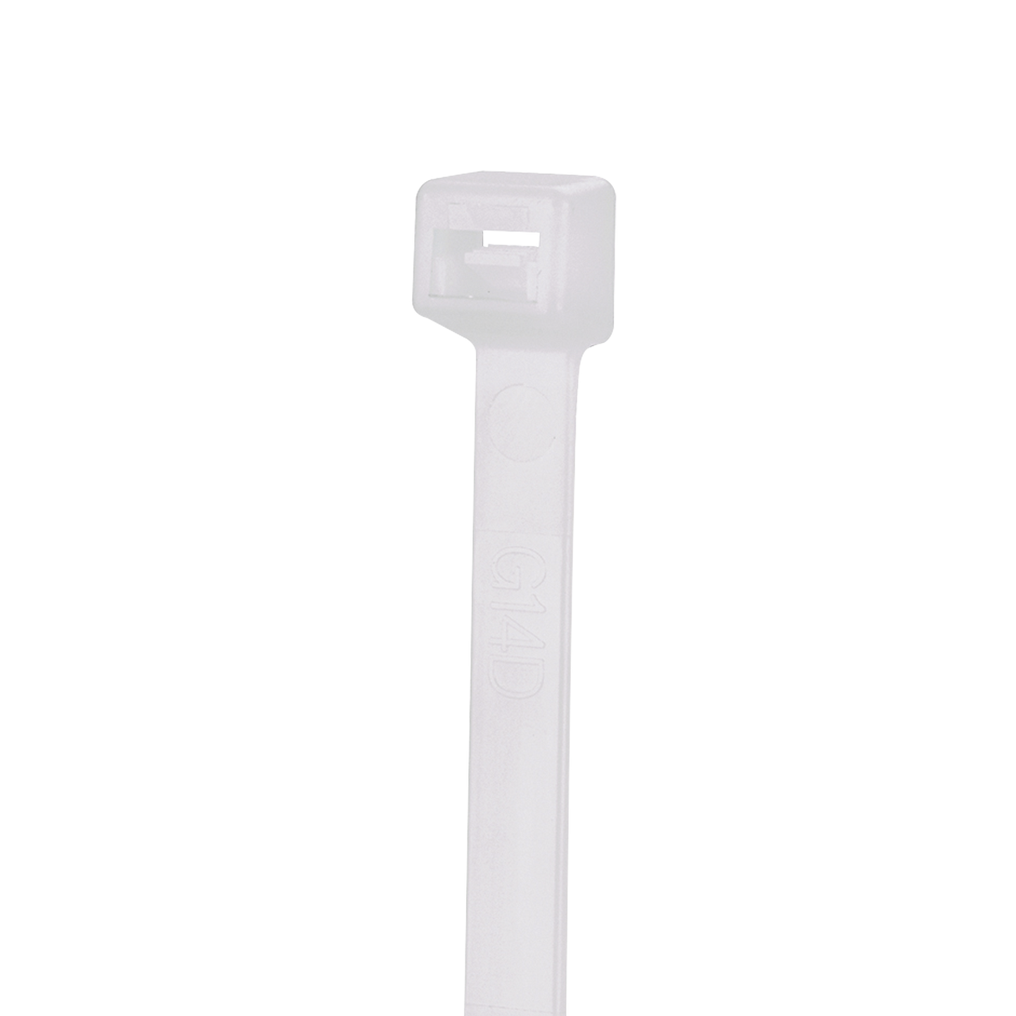 S8-18-C|Cincho de Nylon 6.6 StrongHold™, 200mm largo x 2.5mm ancho, Color Natural, Plenum, Paquete de 100pz