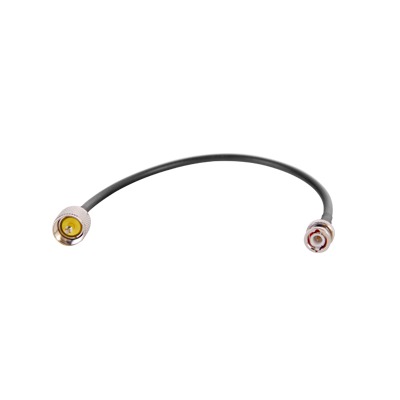 SBNC-58U-UHF-30|Jumper de 30 cm fabricado con cable RG-58U-SYS, conector "BNC" y "UHF" en el otro extremo