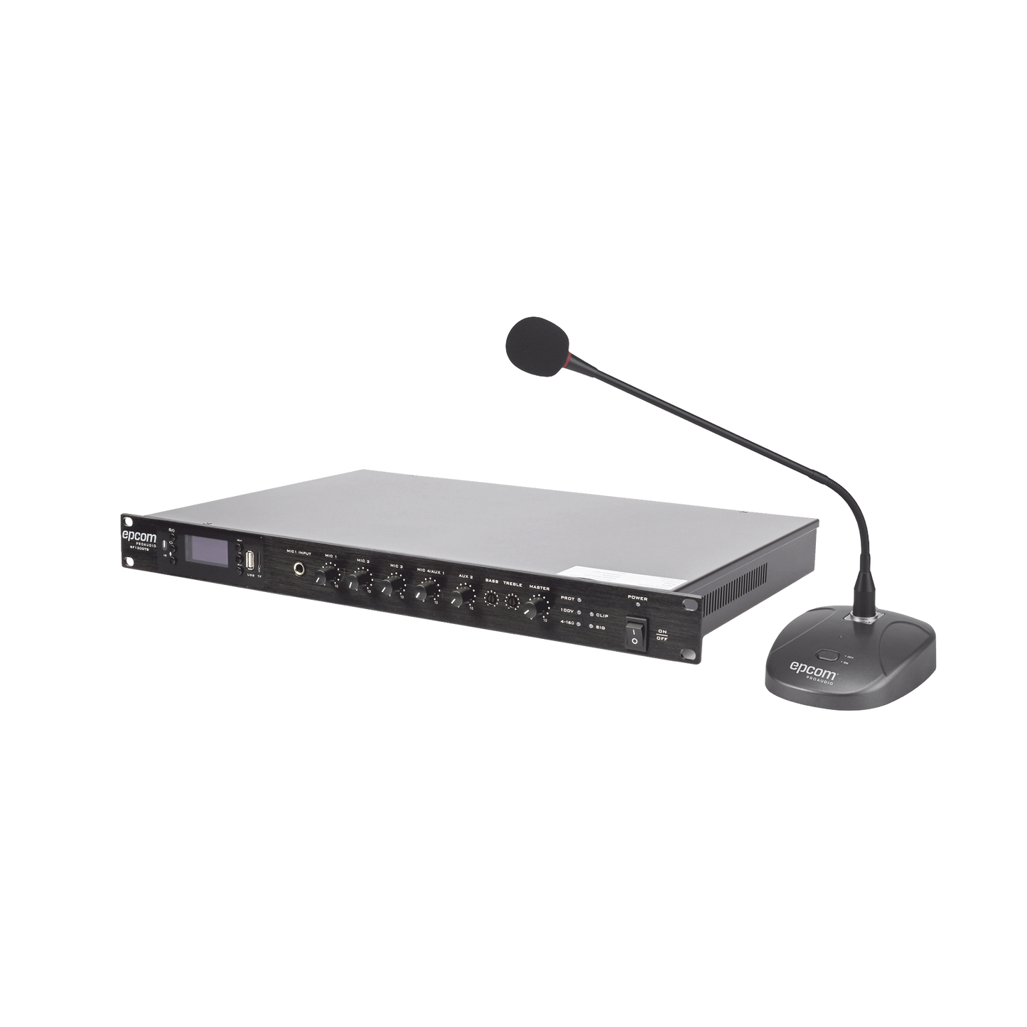 SF120DTB/MIC|KIT de Amplificador de 120W Modelo SF120DTB | m?ís Micr??fono de Escritorio Modelo SF621A