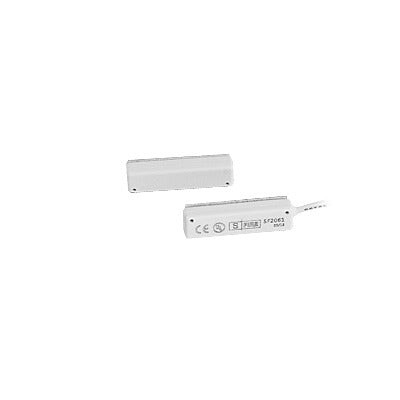 SF2061|Contacto magnético para puertas y ventanas con cable de 45 cm color blanco / GAP: 13 mm