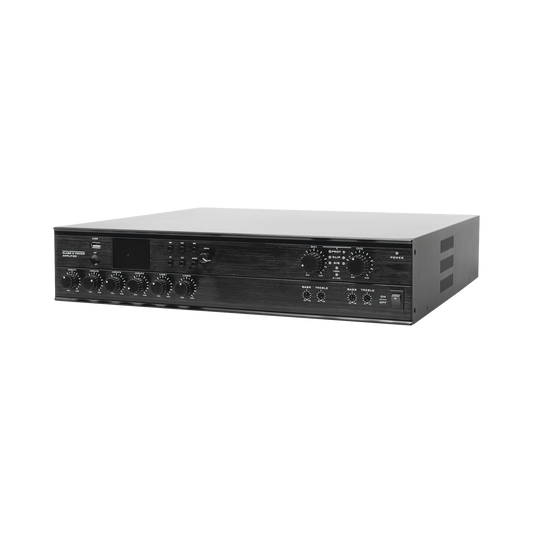 SF-2240UC|Amplificador Mezclador Matricial | 2 zonas | 240w por canal | 6 entradas | Receptor de medios