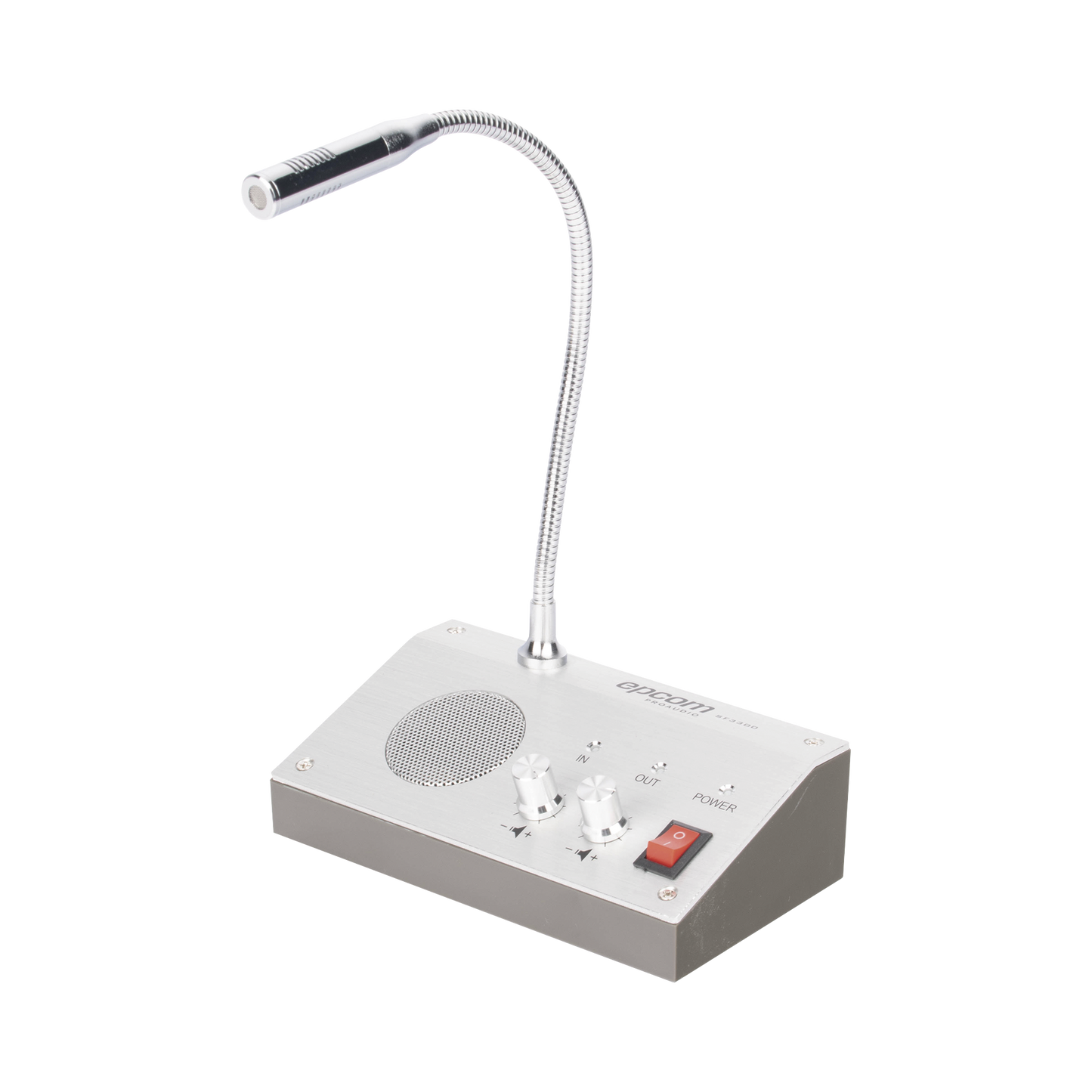 SF-3300|Sistema de Intercomunicación | Ideal para Ventanillas | Audio de voz de dos vías | 12V/1A 3W | Micrófono Interior + Micrófono Exterior