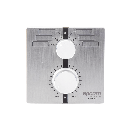 SF-651|Control de  Volumen Remoto con Selector de Canales ?Compatible con Amplificador SF2240UC - SF4240UC