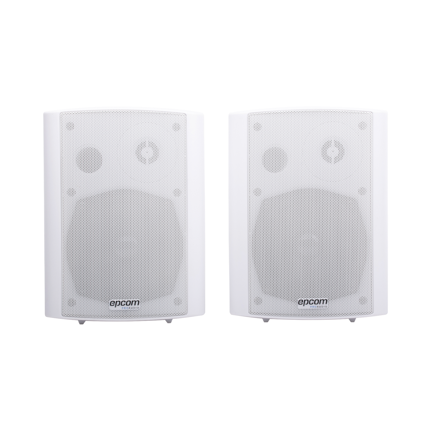 SF-775AW|Altavoces Amplificada de Montaje en Pared 5"+1.5" | RMS 20W@8ohms y Pasivo 20W | Material ABS | Reja Met?ílica | Bracket de Metal | Color Blanco