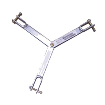 SJB-45|Brida para sujeción de retenida compatible con tramos STZ45, Galvanizado electrolítico.