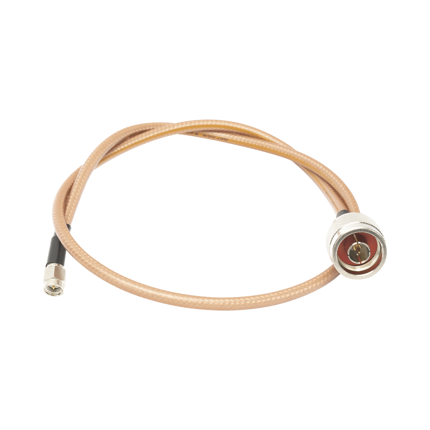 SN142KSMA60|Jumper con Cable LP142 de 60 cm, con Conectores N Macho a SMA Macho (Hasta 8 GHz).