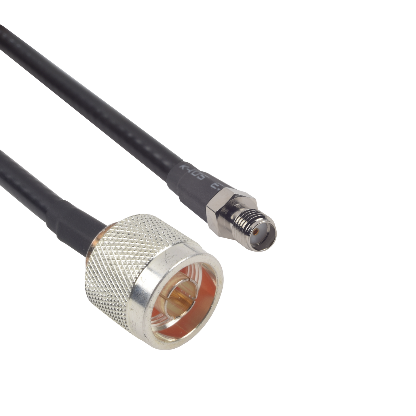 SN-240UF-SMAH-60|Cable LMR-240UF (Ultra Flex) de 60 cm con conectores N Macho y SMA Hembra.