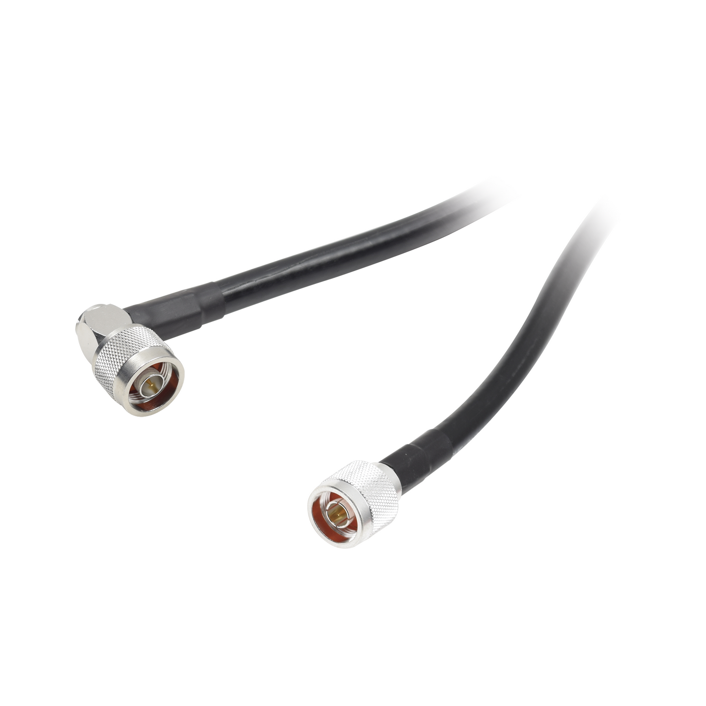 SN-400-NL-120T|Jumper con Cable LMR400 con Conectores N Macho / N Macho Angulo Recto, de 1.2 metros.