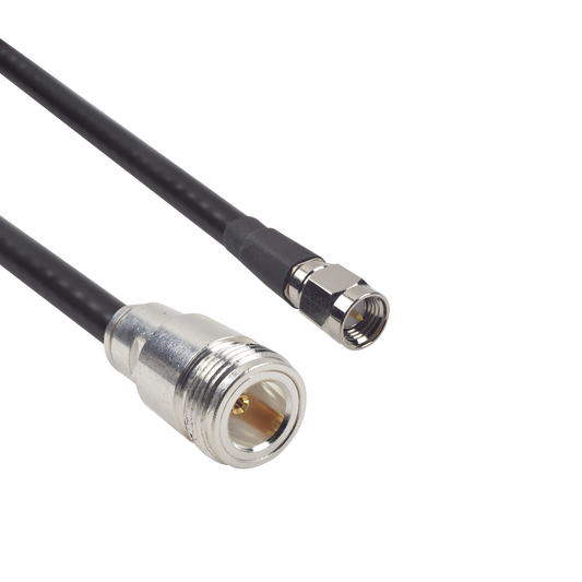 SNH-240UF-SMA-60|Cable LMR-240UF (Ultra Flex) de 60 cm con conectores N Hembra y SMA Macho.