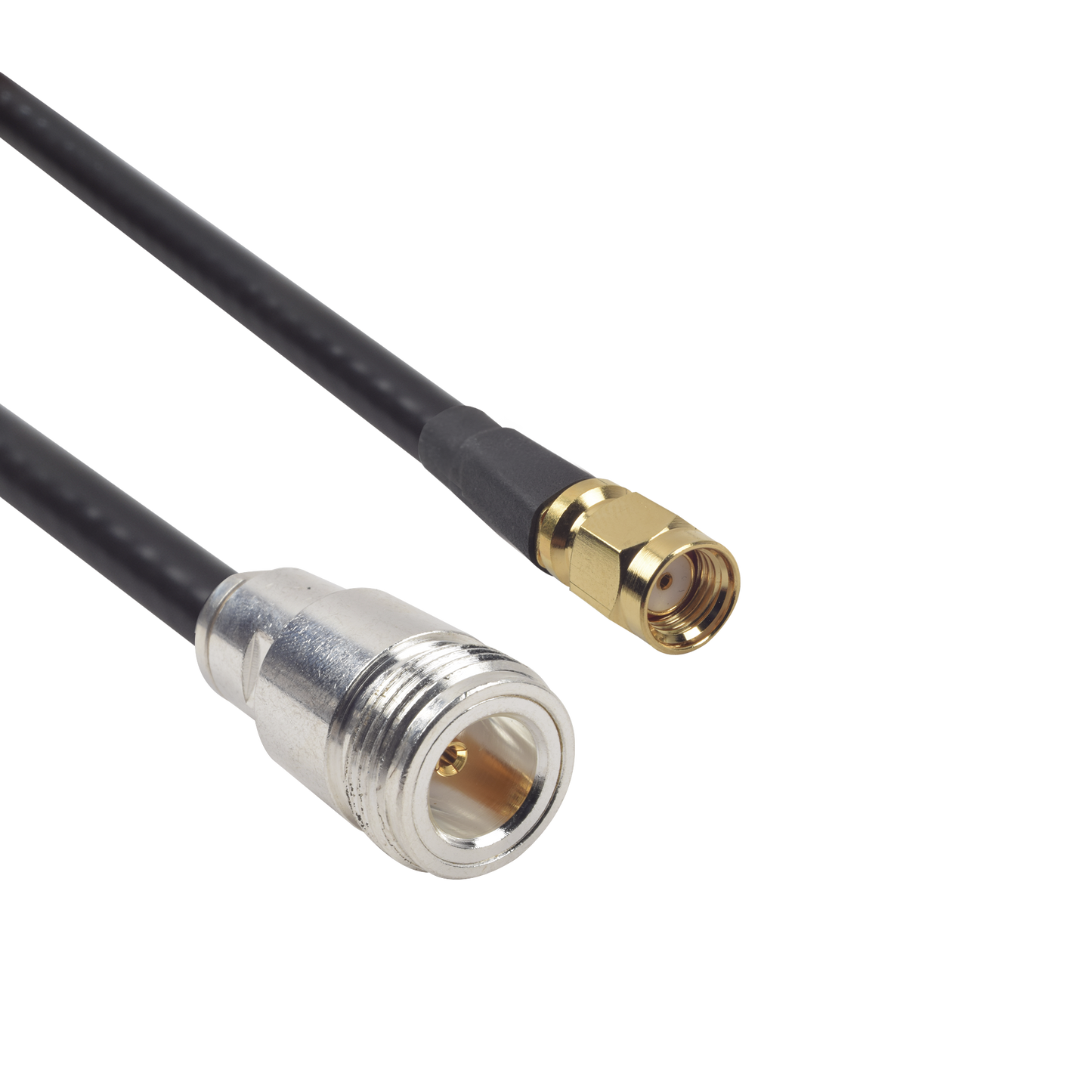 SNH-240UF-SMAI-60|Cable LMR-240UF (Ultra Flex) de 60 cm con conectores N Hembra y SMA Macho Inverso.