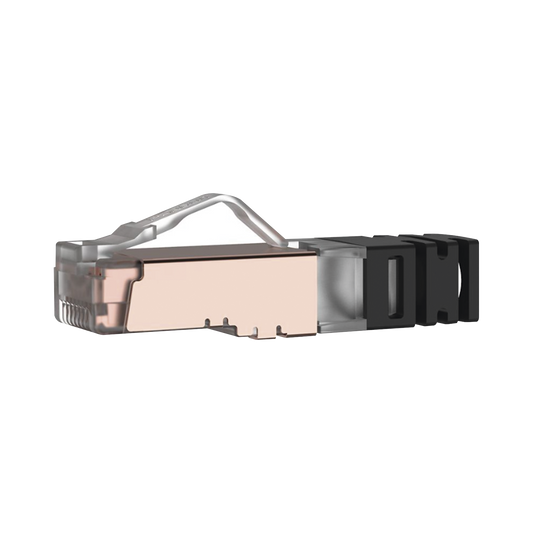 SPS6X88-C|Plug RJ45 Cat6A Blindado, Para Cable Calibre 23-24 AWG, Chapado en Oro de 50 micras, Paquete de 100 piezas