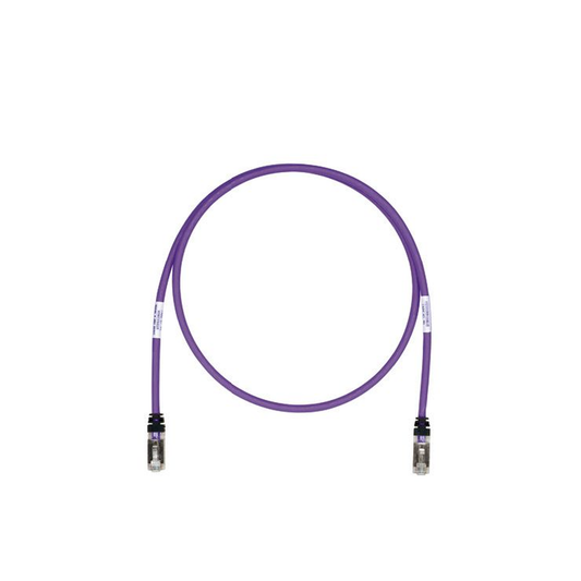 STP6X10VL|Patch Cord Cat6A, Blindado S/FTP, CM/LS0H, 10ft, Color Violeta