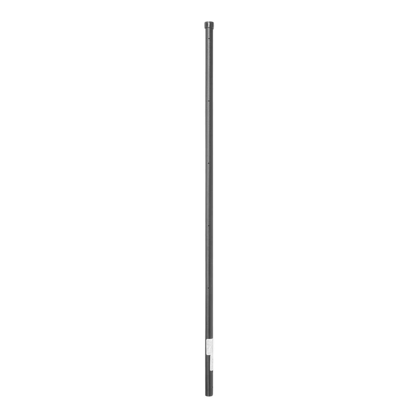 SYS-POST-4B|Poste de Esquina Negro de 1.2m para Cerca Electrificada de Tubo Galvanizado cal. 18 de 1"Diam. para 5 Aisladores (No incluidos).