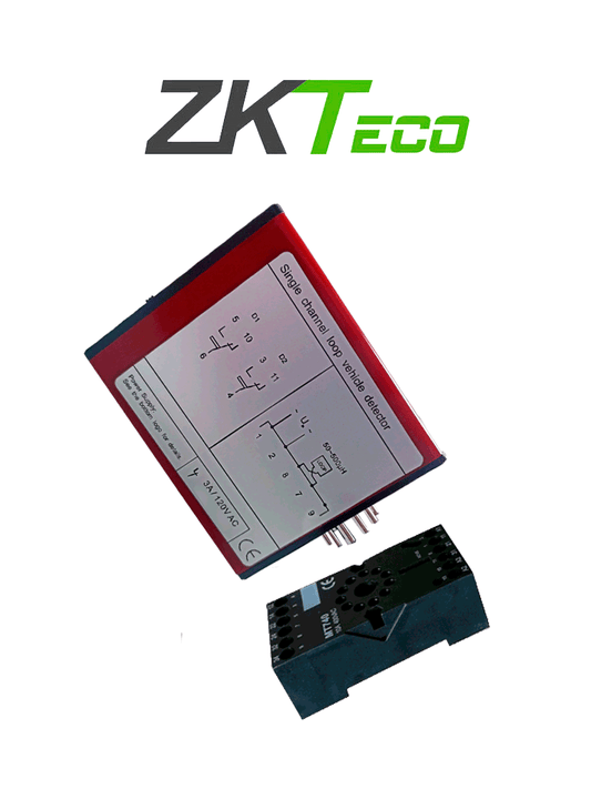 ZKTECO ZF500 - Sensor de Masa para Control de Acceso Vehicular / 110 VAC / 3A / Un Canal / Nivel de Sensibilidad Ajustable / Para Tr?ífico Pesado / Compatible con Barreras Wejoin / ZKTeco y Otras Marcas