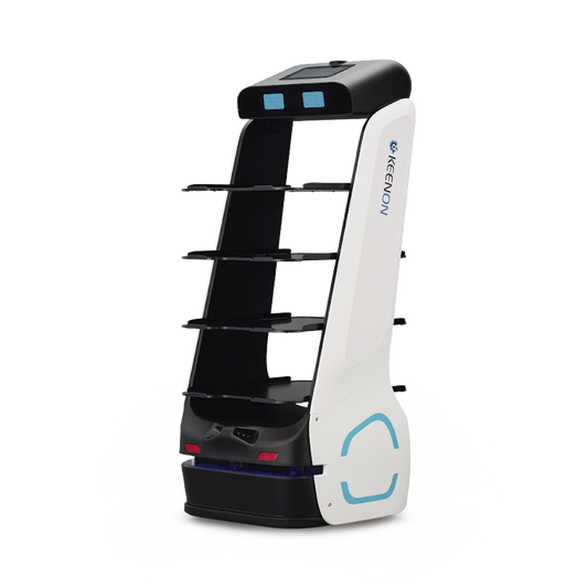 T5LB|Robot para servicio de mesero o repartidor T5LB ubicado por etiquetas en techo