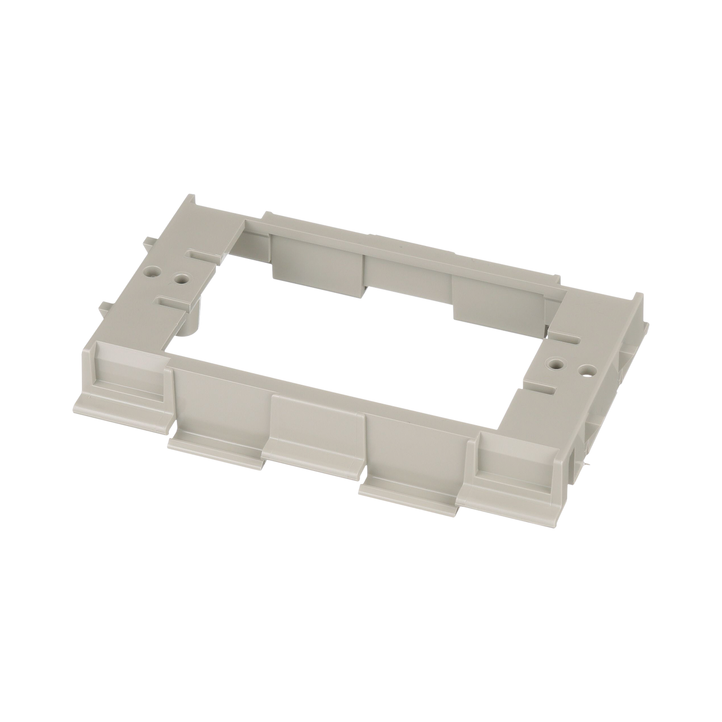 T70DB-X|Soporte para Montaje de Faceplates en Canaleta T70, de PVC Rígido, Color Gris Internacional