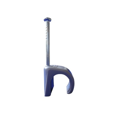 TC-1014|Grapa para cable redondo de 10mm color gris (100pzs) (3104-00100)