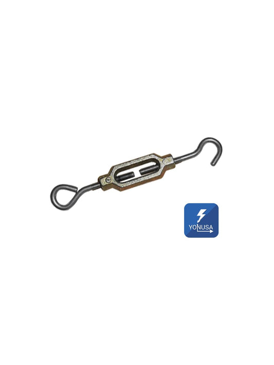 YONUSA TEN532Z - Tensor para l?¡neas de cercas el?®ctricas YONUSA, hechos de aleaci??n de zinc, alta resistencia a la corrosi??n, armellas y gacho de alambre pulido calibre 10/ Resistencia de 70 Kg