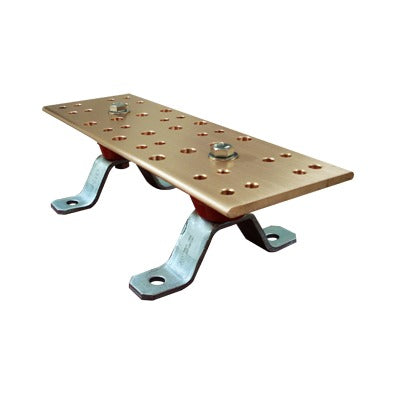 TG-BUE-TMBG|Barra de Uni??n Principal (TMGB) con Aisladores. Medida: 500 x 101.6 x 6.35 mm (19-11/16" x 4" x 1/4").