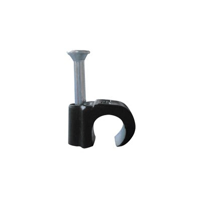 TC-710-RC|Grapa reforzada para cable redondo de 7mm color negro (100pzs) (3103-00300)