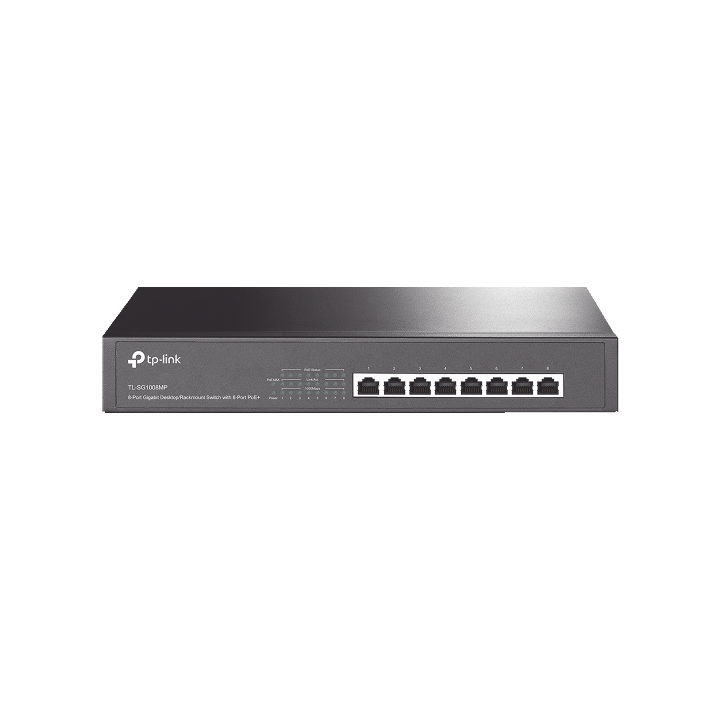 TL-SG1008MP|Switch Gigabit PoE+ no administrable de 8 puertos 10/100/1000 Mbps, para escritorio