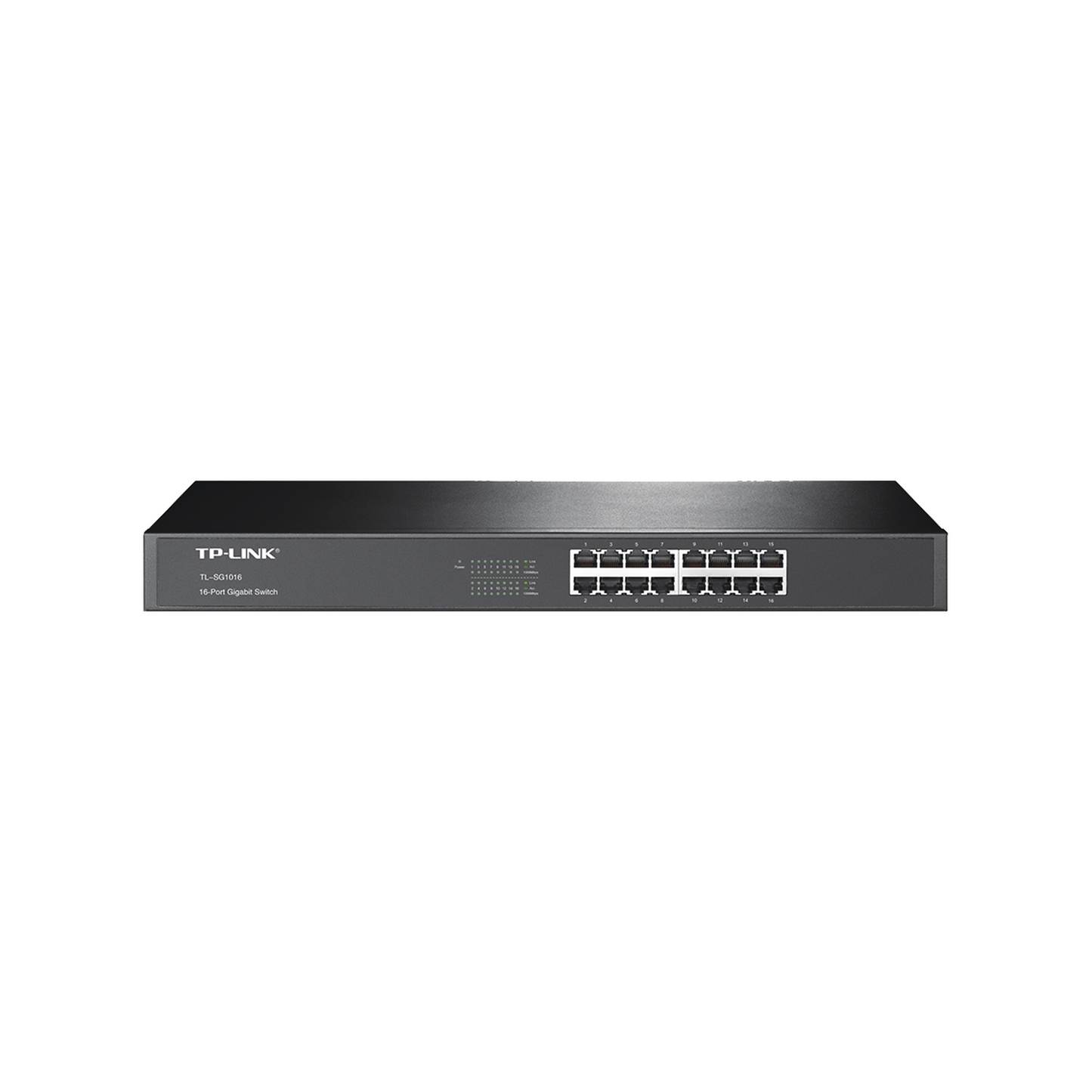TL-SG1016|Switch Gigabit no administrable de 16 puertos 10/100/1000 Mbps para rack