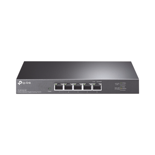 TL-SG105-M2|Switch Gigabit no administrable de 5 puertos 100 Mbps/ 1 Gbps/ 2.5 Gbps ideal para WiFi 6