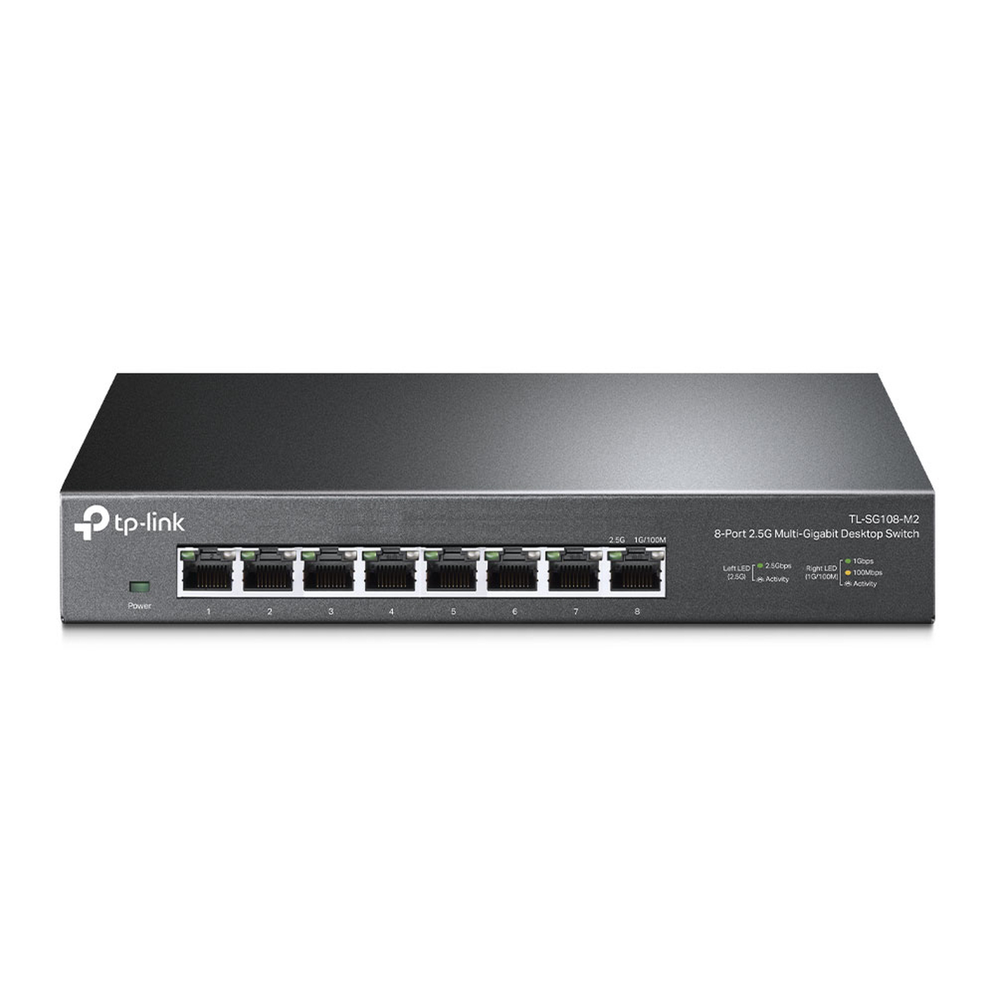 TL-SG108-M2|Switch Gigabit no administrable de 8 puertos 100 Mbps/ 1 Gbps/ 2.5 Gbps ideal para WiFi 6