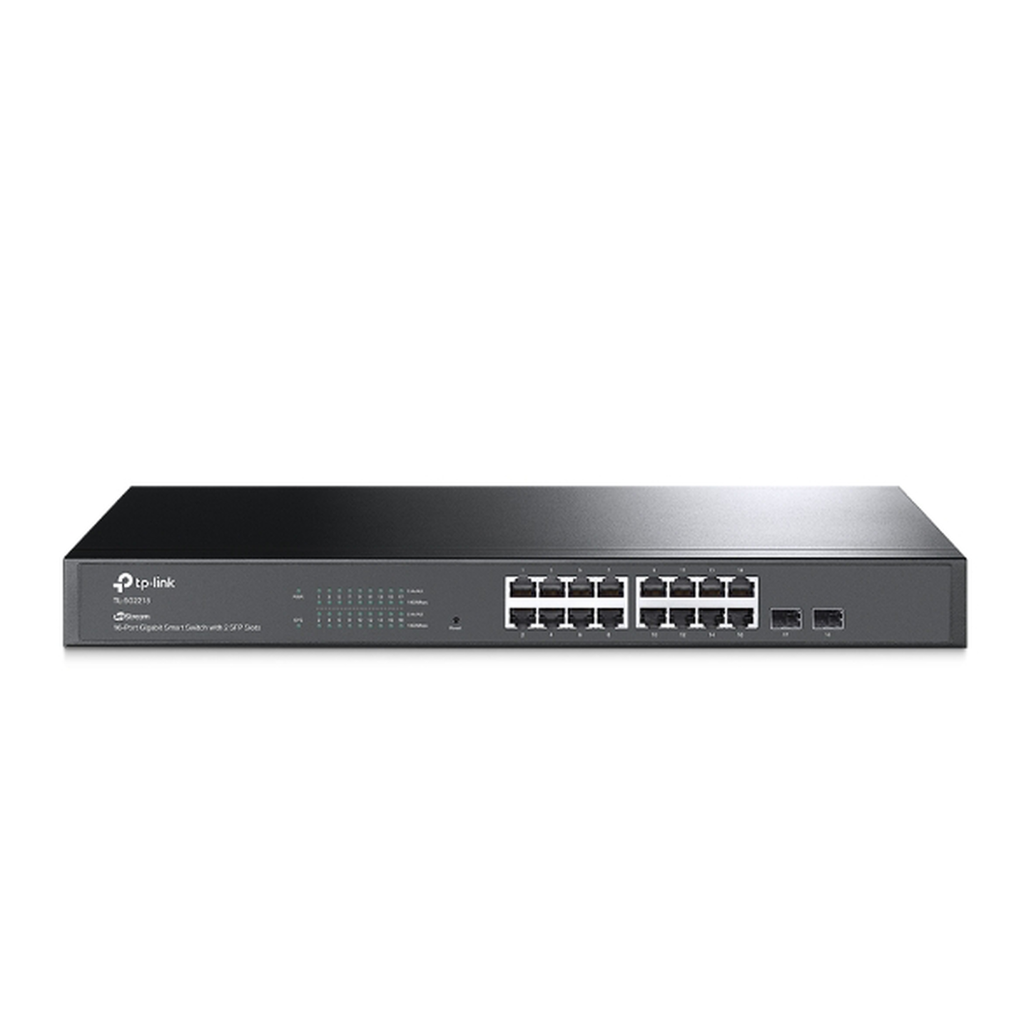 TL-SG2218|Switch Omada SDN Administrable / 16 puertos Gigabit y 2 puertos SFP / Funciones sFlow, QinQ y QoS / Administración centralizada OMADA