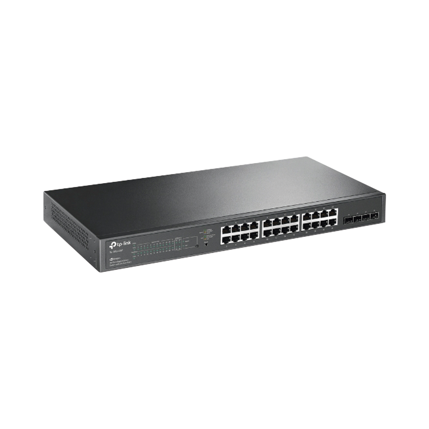 TL-SG2428P|Switch PoE JetStream SDN Administrable 24 puertos 10/100/1000 Mbps + 4 puertos SFP, 24 puertos PoE, 250W, administraci??n centralizada OMADA SDN