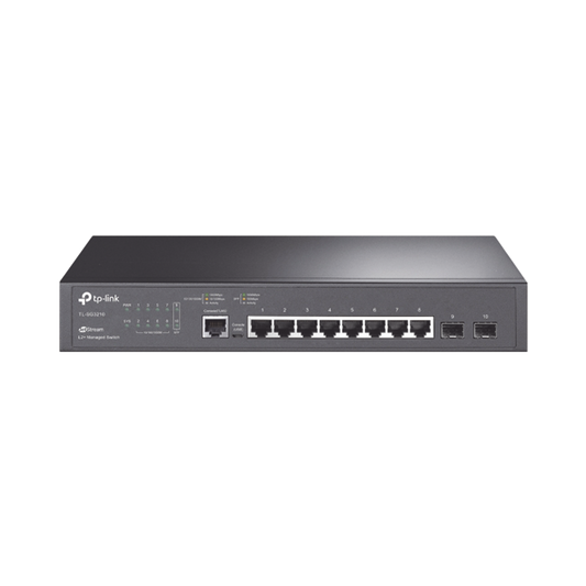 TL-SG3210|Switch JetStream SDN Administrable 8 puertos 10/100/1000 Mbps + 2 puertos SFP, administraci??n centralizada OMADA SDN