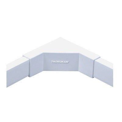 TMK-1720-EI|Esquinero interior color blanco de PVC auto extinguible, para canaleta TMK1720 (5220-02001)