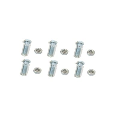 TORN-TZ30G|Paquete de 6 tornillos con tuercas de acero inoxidable 1/4 x 1 1/4”.