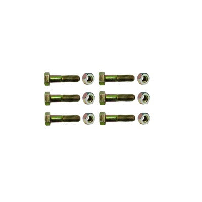 TORN-TZ30|Paquete de 6 tornillos grado 5 y tuercas tropicalizadas 1/4 x 1-1/4". Para STZ30/SCZ30/SCZ30P.