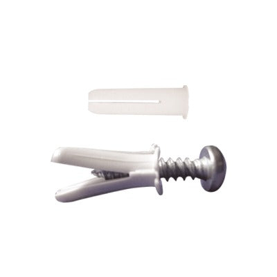 TP-0-KIT|Paquete de 20 taquetes blancos 3/4" y 20 tornillos 8mm x 3/4" (1101-05002)