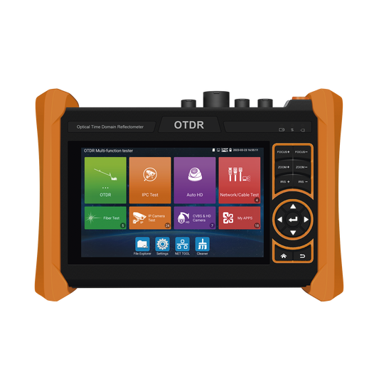 TPTURBO4KOTDR|Probador de V?¡deo y OTDR / Pantalla LCD de 7" / IP ONVIF / 8MP TVI + 8MP CVI + 8MP AHD + SDI/EX?SDI + Cable TDR / Prueba de Red de Fibra ?ôptica