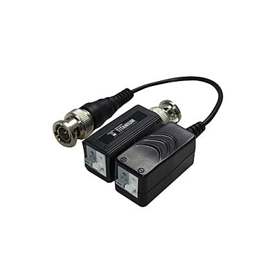 TT-101-F-TURBO|Kit de Transceptores (Baluns) con Terminal PUSH SUPERIOR, Resoluci??n 4K , Cable flexible COAXIAL Blindado / COAXITRON / AUDIO POR COAXITRON / Menu OSD /Conector 100% COBRE / protecci??n TVS, Calidad PREMIUM