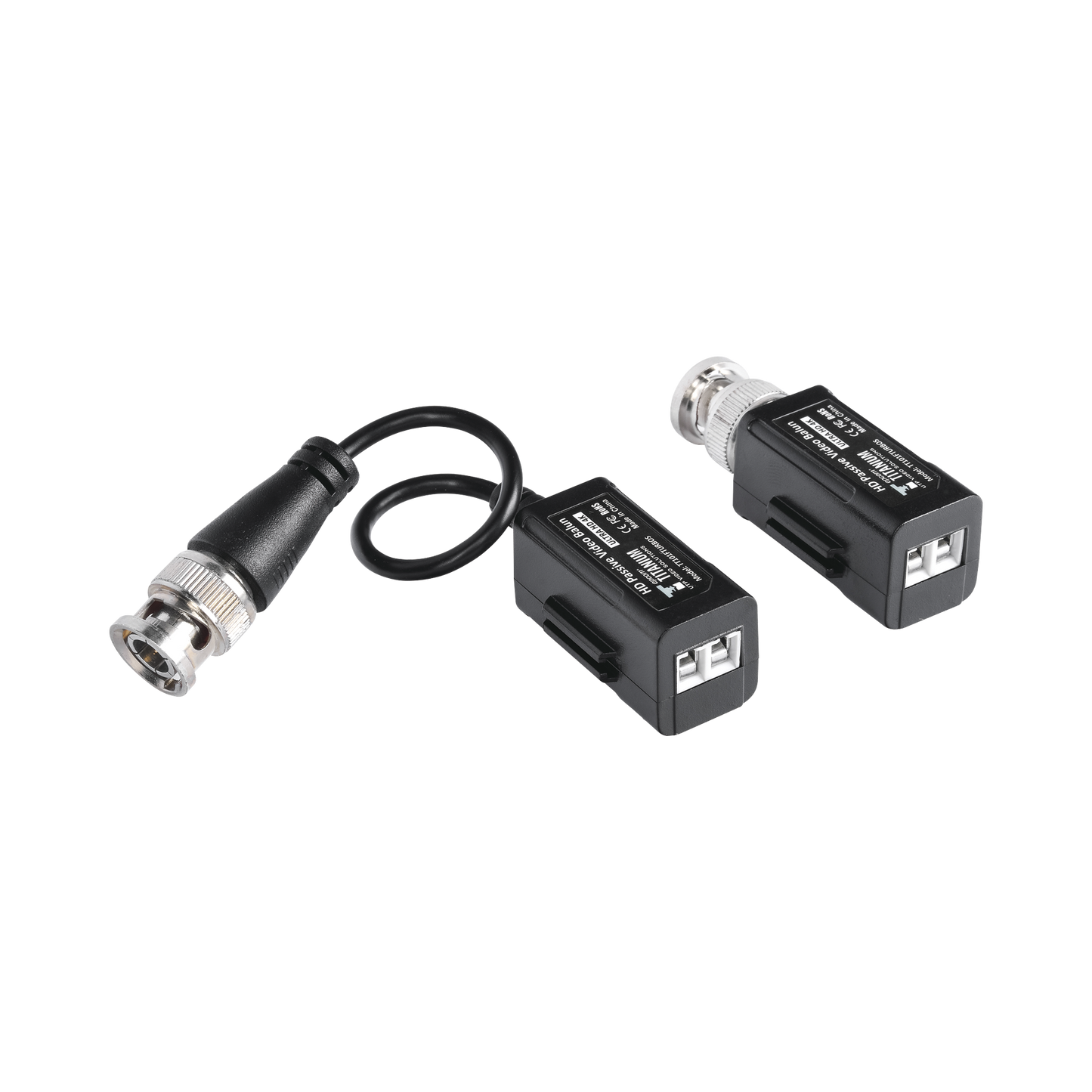 TT-101-F-TURBO-S|Kit de Transceptores (Baluns) con TERMINALES TIPO TORNILLO, Resoluci??n 4K, Cable flexible COAXIAL Blindado  / COAXITRON / AUDIO POR COAXITRON / Menu OSD /Conector 100% COBRE / Calidad PREMIUM