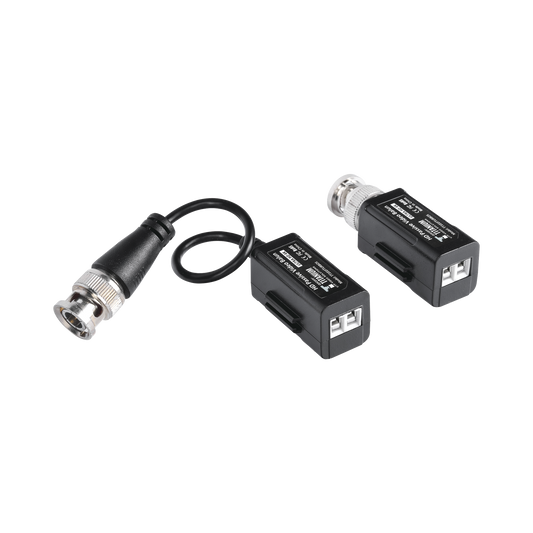 TT-101-F-TURBO-S|Kit de Transceptores (Baluns) con TERMINALES TIPO TORNILLO, Resoluci??n 4K, Cable flexible COAXIAL Blindado  / COAXITRON / AUDIO POR COAXITRON / Menu OSD /Conector 100% COBRE / Calidad PREMIUM