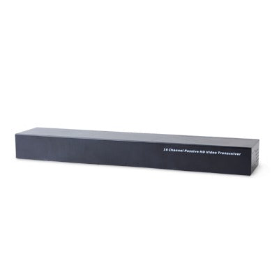 TT-116-TURBO|(TRANCEPTOR) RECEPTOR DE VIDEO PASIVO DE 16 CANALES / Resoluci??n 4K / Compatible con cable UTP Cat 5e/6 / Compatible con HD-TVI/CVI/AHD/CVBS / TODO INCLUIDO PARA RACK / Protecci??n Interconstruida contra sobretensi??n.