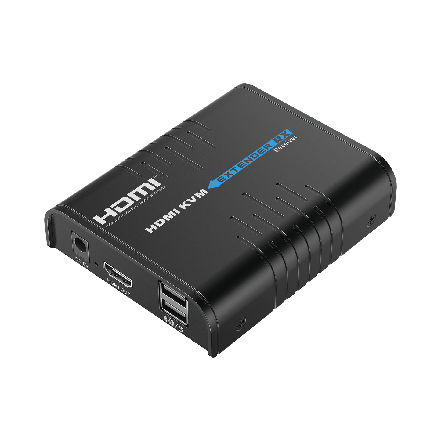 TT373KVM4.0RX|Receptor Compatible para Kits TT373KVM4.0 / Resoluci??n 1080P @ 60 Hz/ Soporta STP y UTP CAT6 / Control IR / Compatible con Switch Gigabit para control KVM m??ltiple.