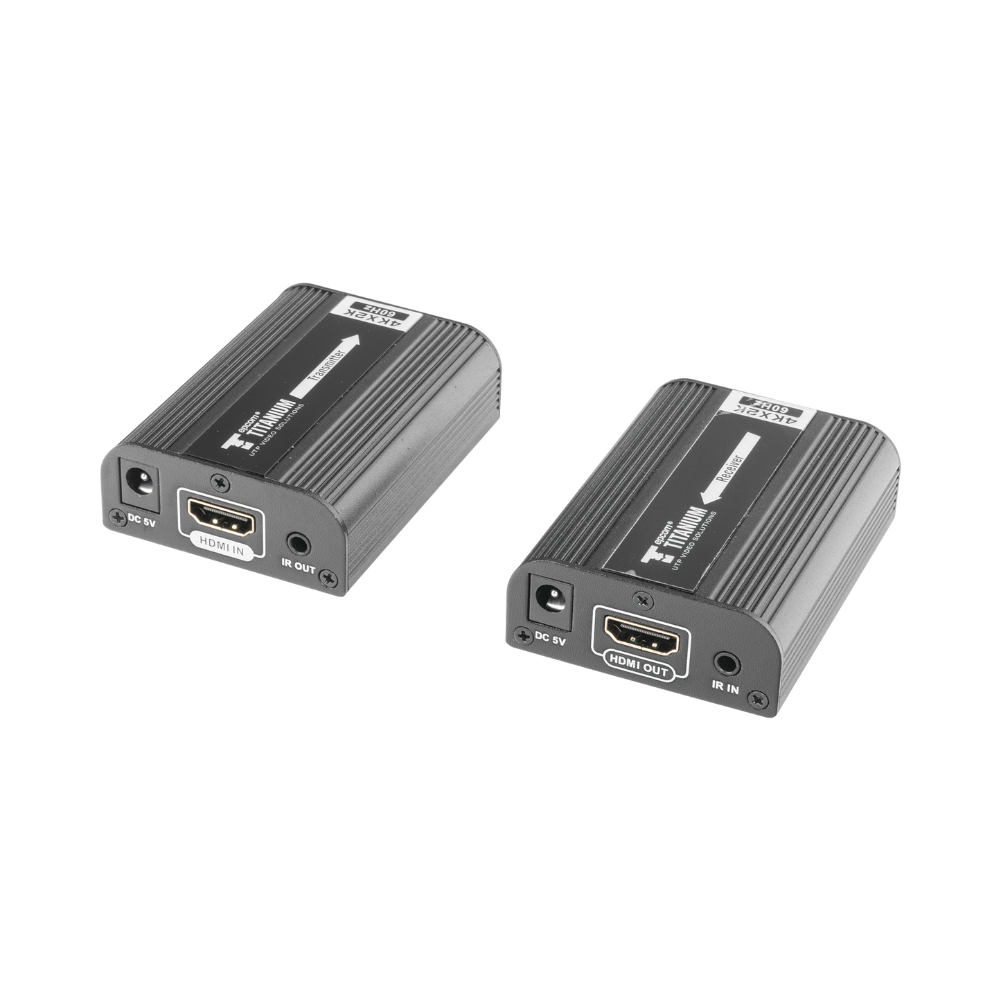 TT-672|Kit Extensor HDMI para distancias de 30 metros / Resolución 4K x 2K@ 30 Hz/ Cat 6, 6a y 7 / HDCP2.2 / HDMI 2.0 / Soporta PCM, HDbitT / Soporta control remoto del equipo fuente.