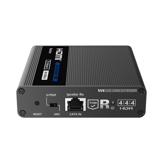 TT-676RX|Receptor Compatible para Kits TT- 676 / 4K@60Hz con IR / Distancia de 70 Metros / Conexi??n en Cascada de hasta 10 Receptores con TT676.