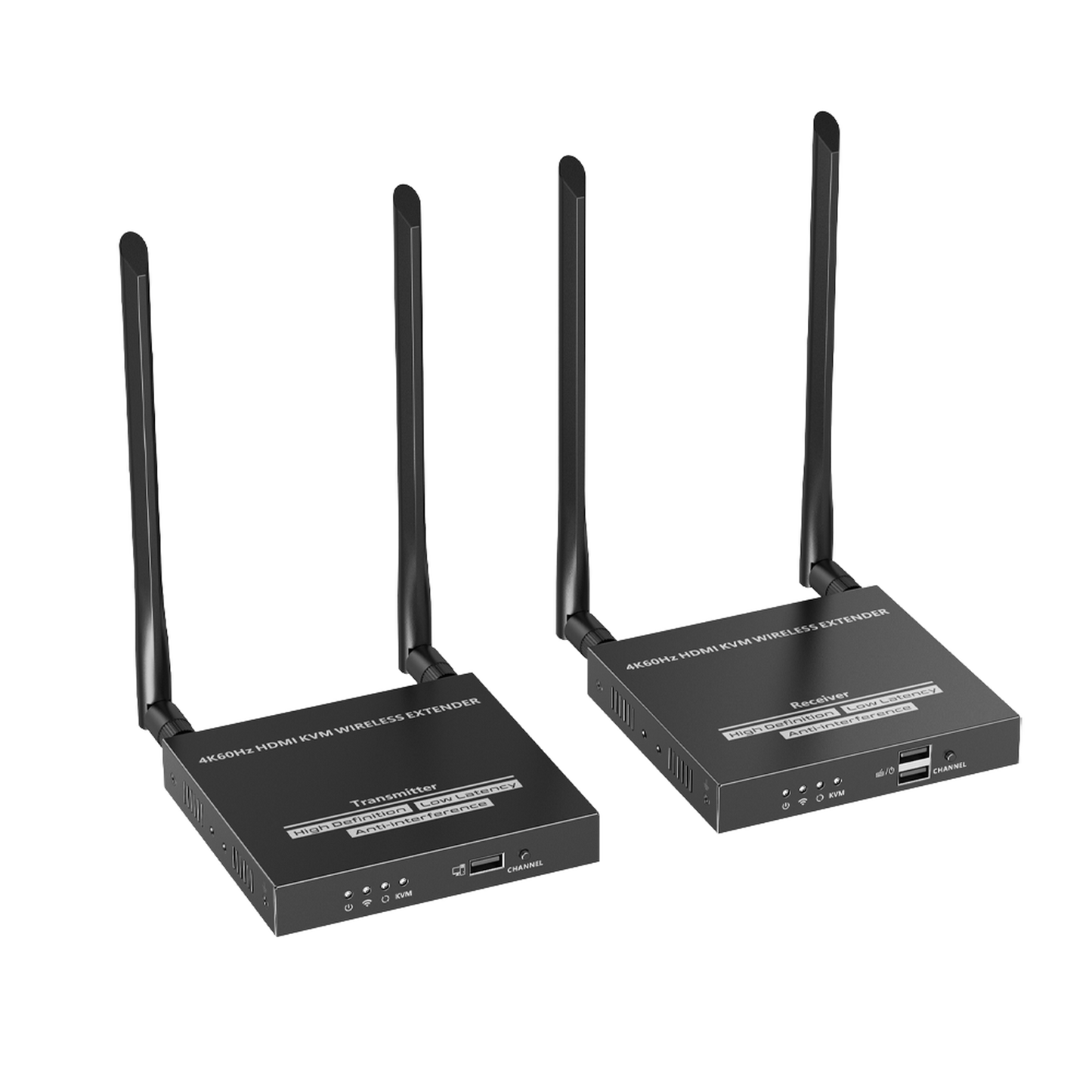 TT699KVM|Kit Extensor Inalámbrico | 4K@60Hz | Transmisión hasta 50m | Transferencia IR | Emparejamiento SSID