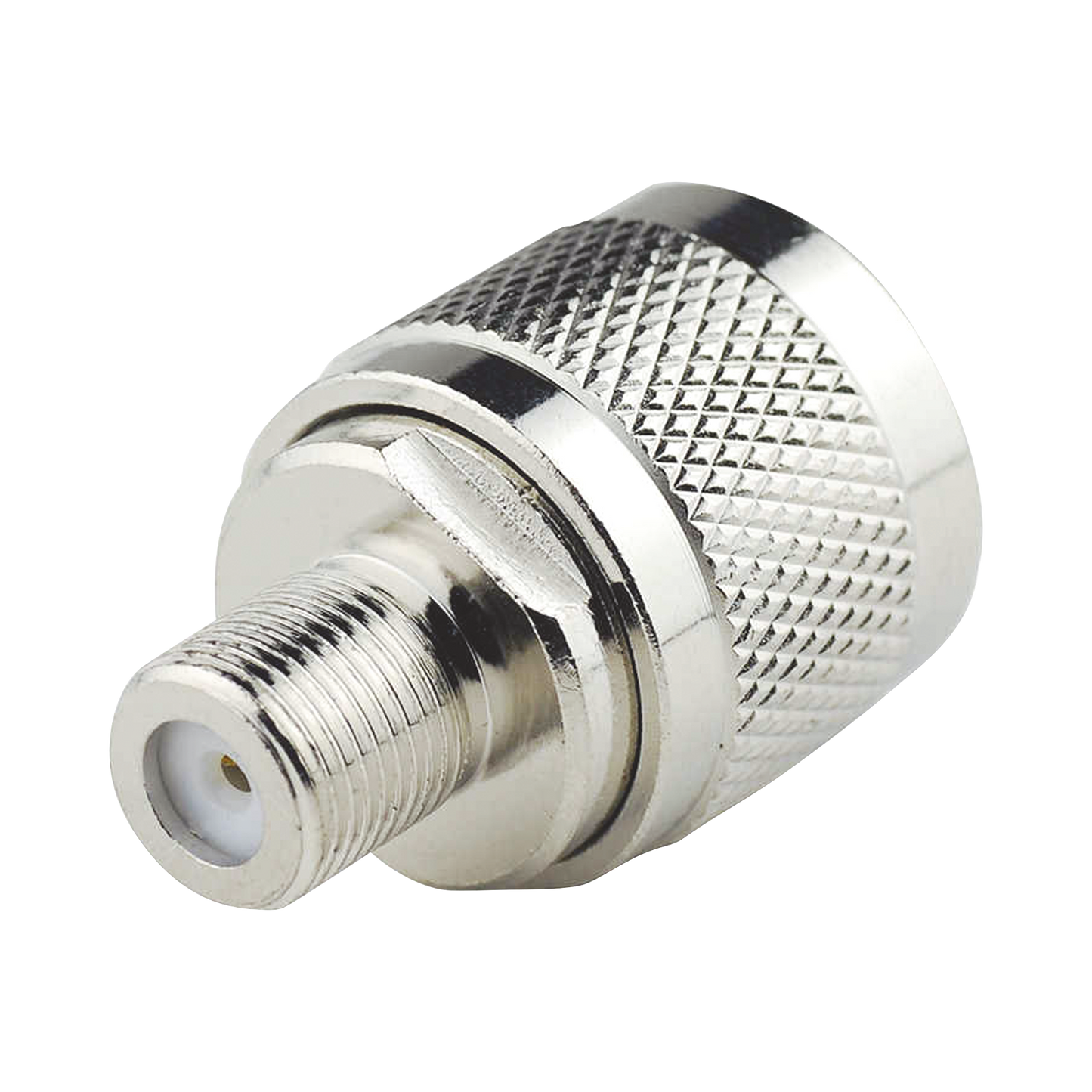 TT-CON-540|Adaptador N Macho a F Hembra , Niquel/ Oro/ Tefl??n,