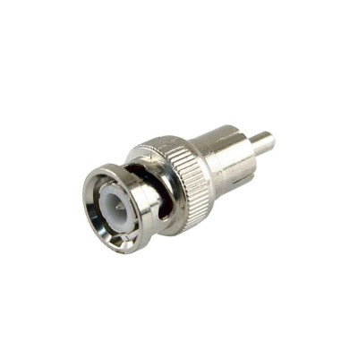 TT-RG-01|Adaptador en l?¡nea para 75 Ohm, de conector BNC macho a RCA macho en aplicaciones de Audio-Video para c?ímaras, monitores y DVR??s.