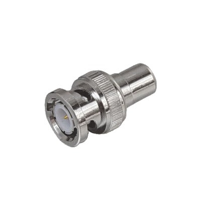 TT-RG-02|Adaptador en l?¡nea para 75 Ohm, de conector BNC macho a RCA hembra en aplicaciones de Audio-Video para c?ímaras, monitores y DVR??s.