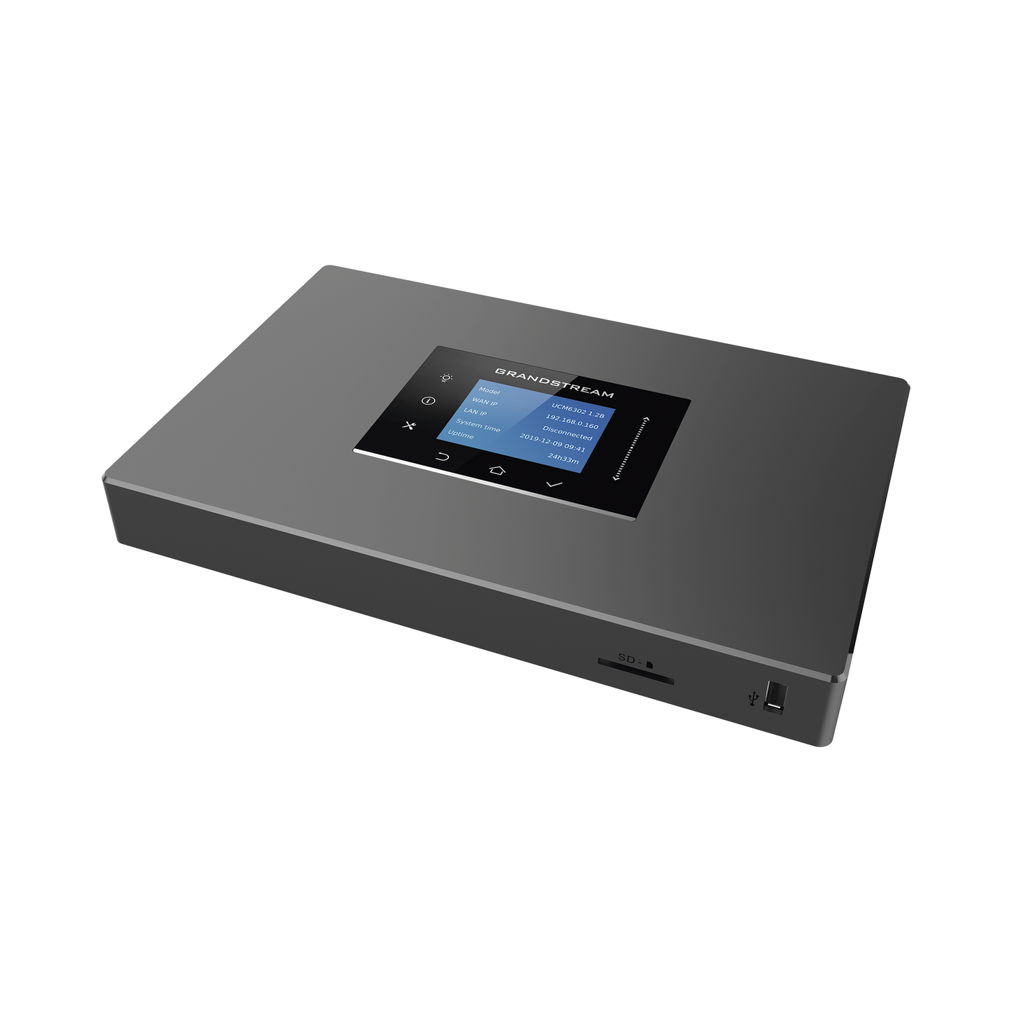 UCM-6301|Conmutador IP-PBX para hasta 500 usuarios y 75 llamadas simultaneas, 1FXO, 1FXS, para soluci??n de comunicaciones unificadas y colaboraci??n