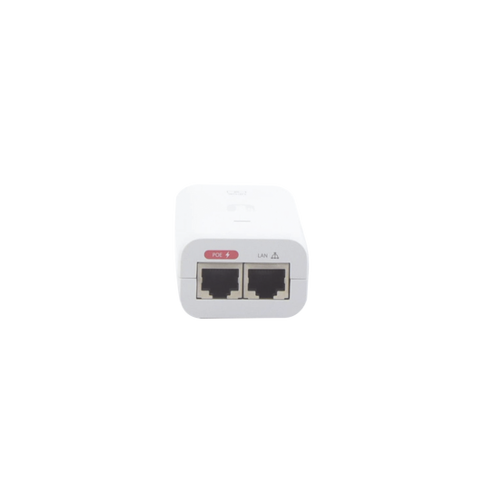 U-POE-AF|Adaptador POE Ubiquiti (48 VDC, 0.32 A) puerto Gigabit, ideal para equipos UniFi
