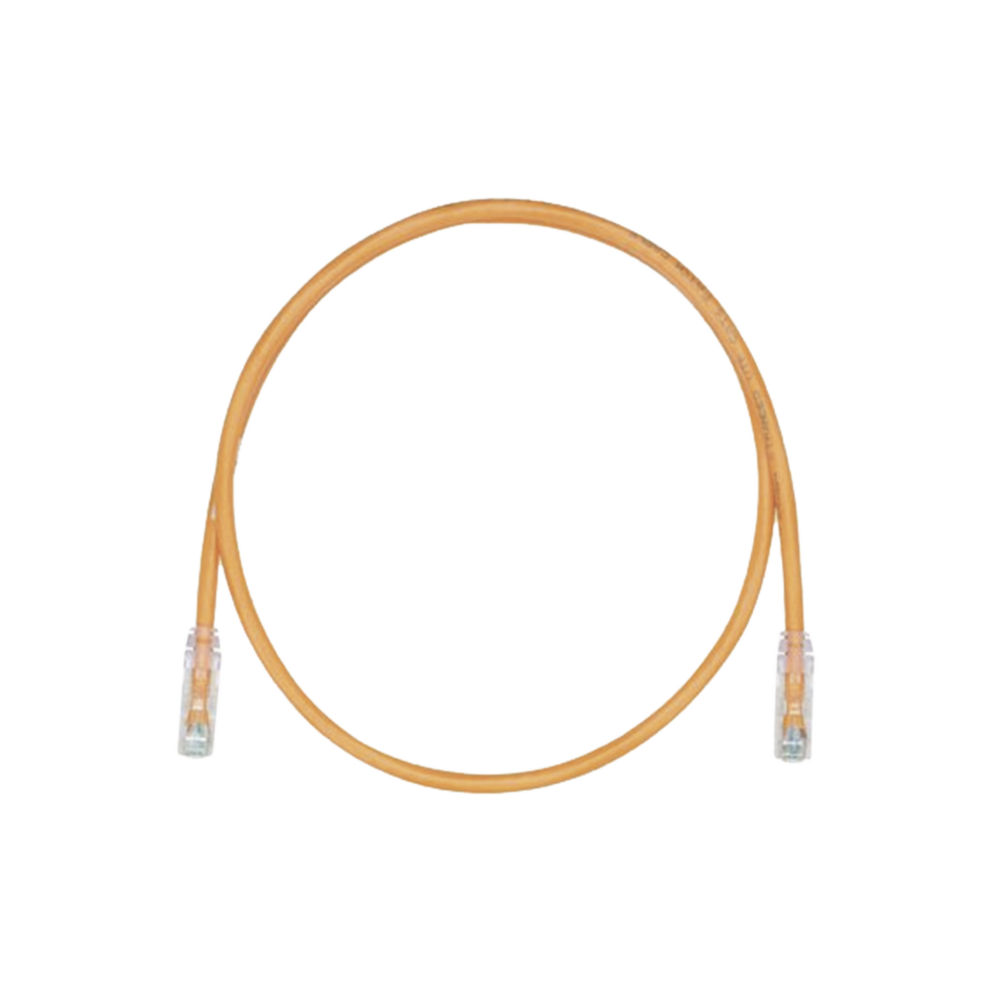 UTP28CH1OR|Cable de Parcheo, UTP Cat5e, Di?ímetro Reducido (28AWG), Color Naranja, 1 ft